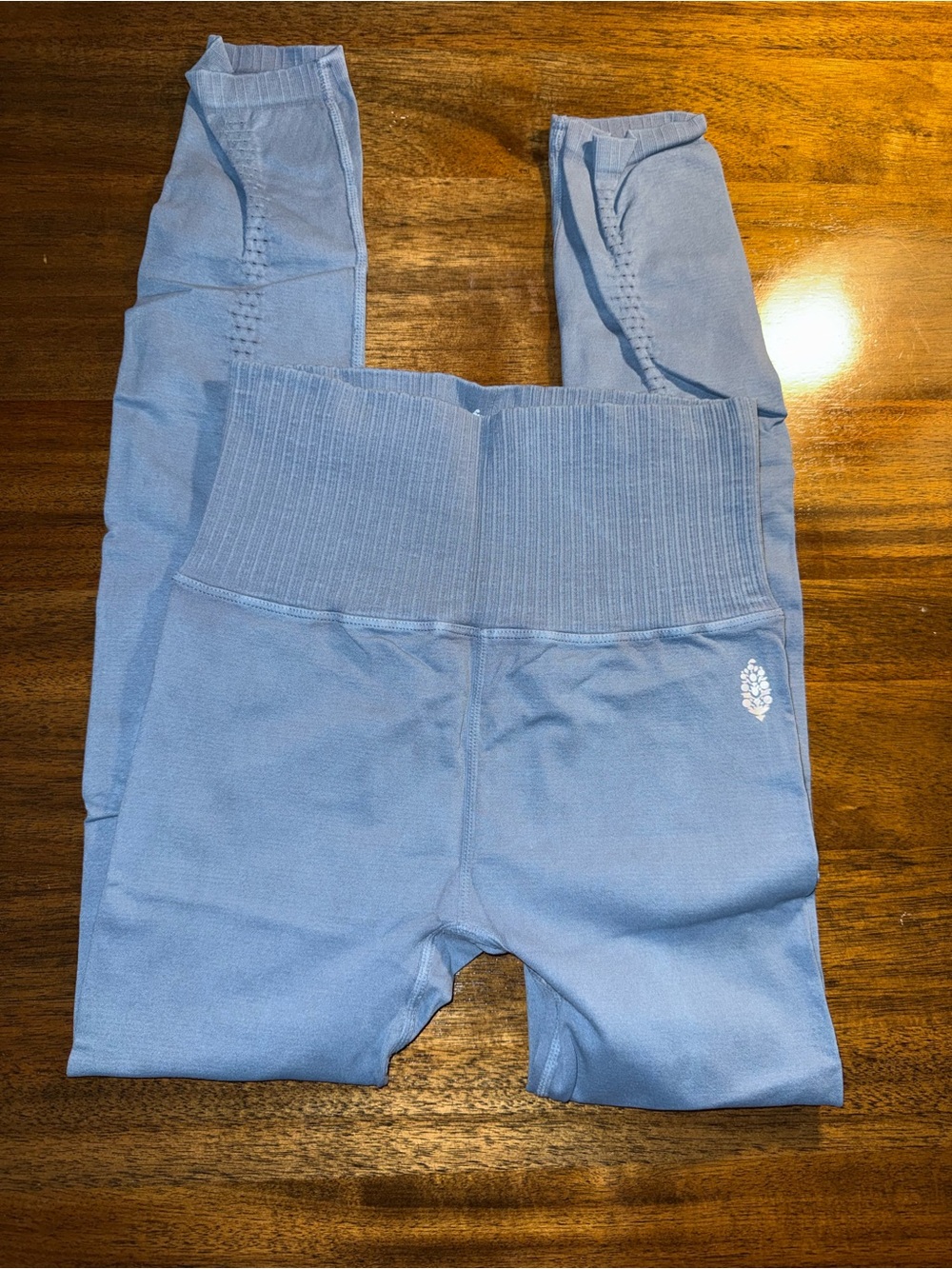 FP Movement by Free People Good Karma  chambray blue Seamless High-Waist Legging